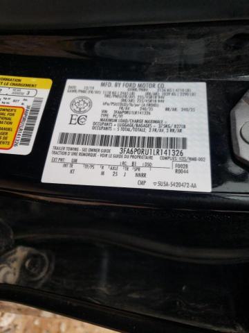 3FA6P0RU1LR141326 Ford Fusion Tit 2020. Фото: 9