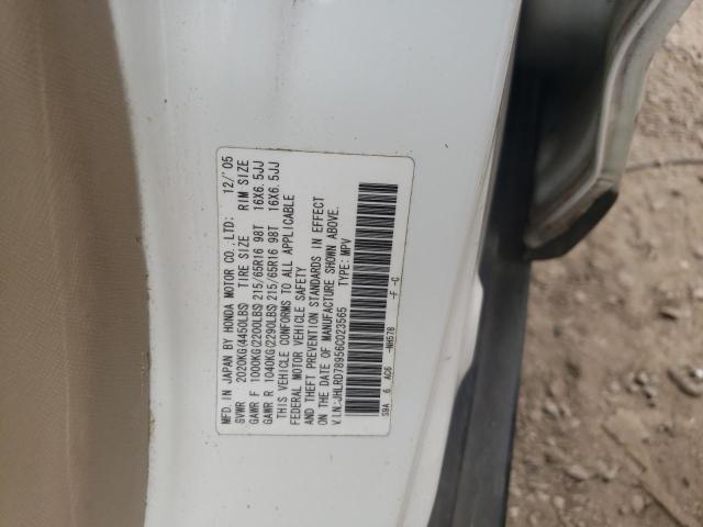 JHLRD78956C023565 Honda Cr-V Se 2006. Фото: 9