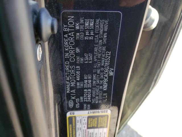 2016 KIA SPORTAGE L KNDPBCAC6G7815212