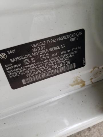 2018 BMW 340 I WBA8B3G56JNU36739