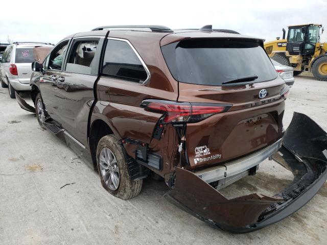 2021 TOYOTA SIENNA XLE 5TDJRKEC9MS060015