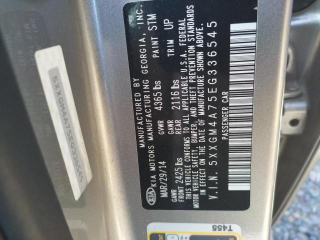 5XXGM4A75EG336545 Kia Optima Lx 2014. Фото: 9