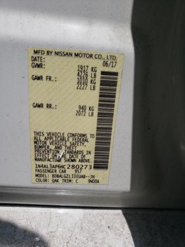 2017 NISSAN ALTIMA 2.5 1N4AL3AP6HC280273