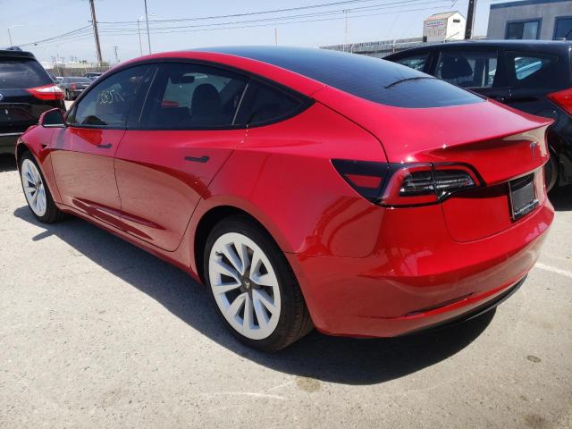 5YJ3E1EA8NF128761 Tesla Model 3 2022. Фото: 2