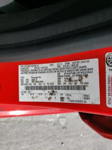 2015 FORD FIESTA SE 3FADP4BJ3FM223543