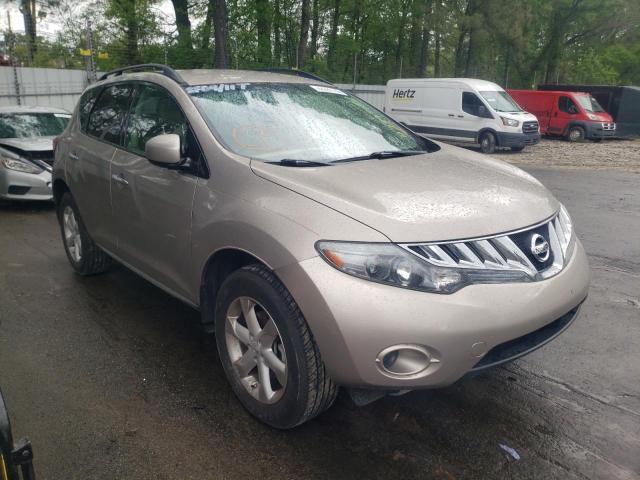Salvage cars for sale from Copart Austell, GA: 2009 Nissan Murano S