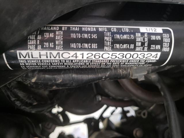2012 HONDA CBR250 R MLHMC4126C5300324