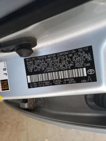 JTDKN3DU2C1505318 Toyota Prius 2012. Фото: 9