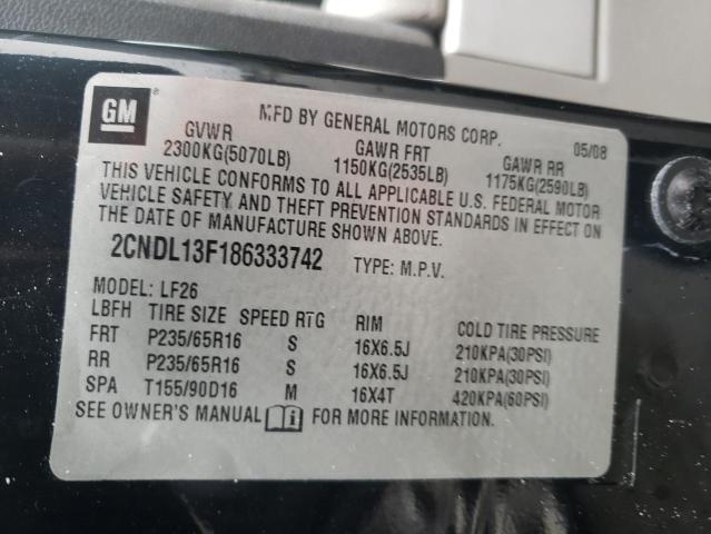 2CNDL13F186333742 Chevrolet Equinox Ls 2008. Фото: 9
