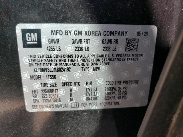 2021 CHEVROLET TRAILBLAZE KL79MVSL0MB024192