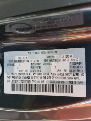 2016 MAZDA MX-5 MIATA JM1NDAD77G0119861