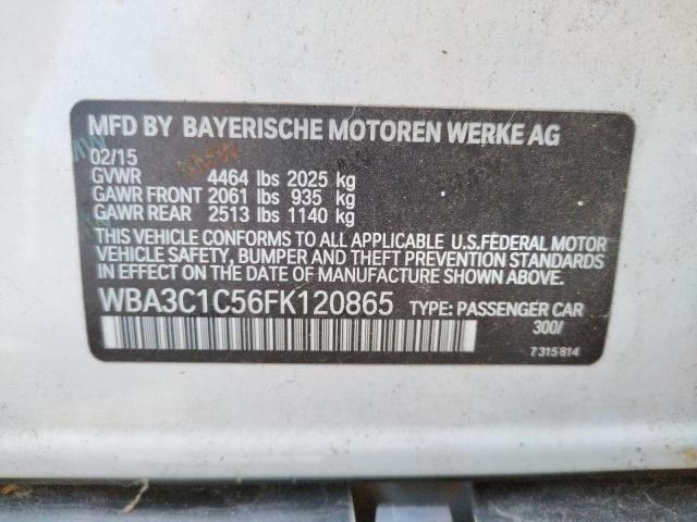 2015 BMW 328 I SULE WBA3C1C56FK120865