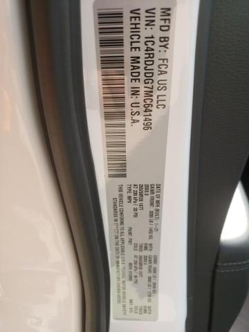 2021 DODGE DURANGO GT 1C4RDJDG7MC641496