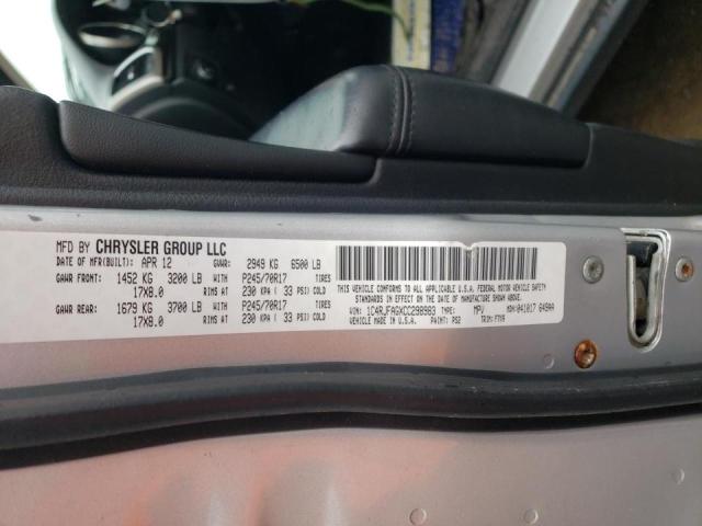1C4RJFAGXCC298983 Jeep Grand Cher 2012. Фото: 9