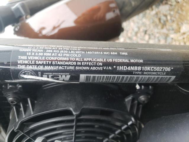 2019 HARLEY-DAVIDSON XG750 1HD4NBB10KC502706