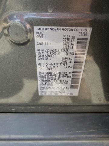 2016 NISSAN ROGUE S 5N1AT2MV2GC795246