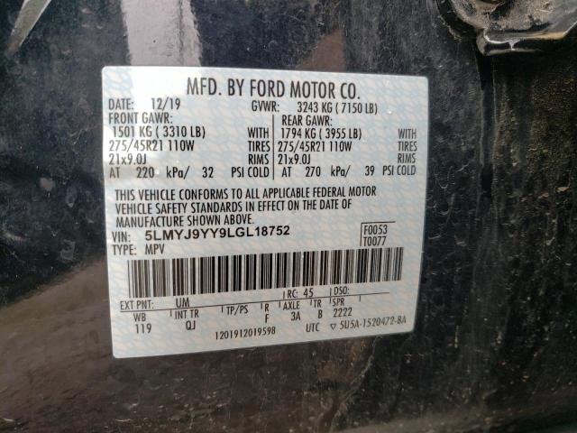 2020 LINCOLN AVIATOR BL 5LMYJ9YY9LGL18752