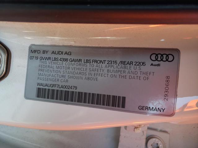 WAUAUGFF7LA002479 Audi A3 Premium 2020. Фото: 9