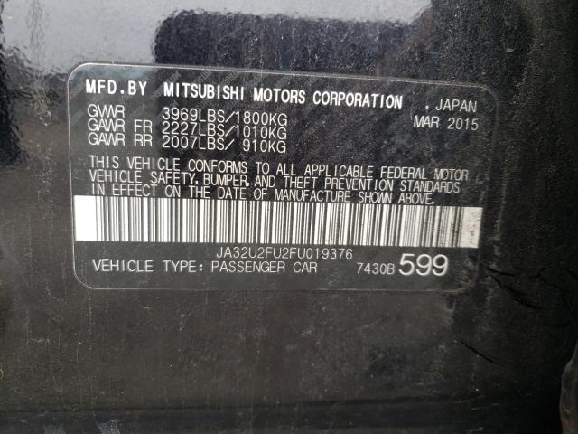 2015 MITSUBISHI LANCER ES JA32U2FU2FU019376