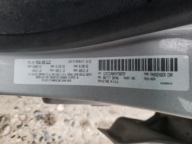 2015 CHRYSLER 200 LIMITE 1C3CCCAB0FN738757