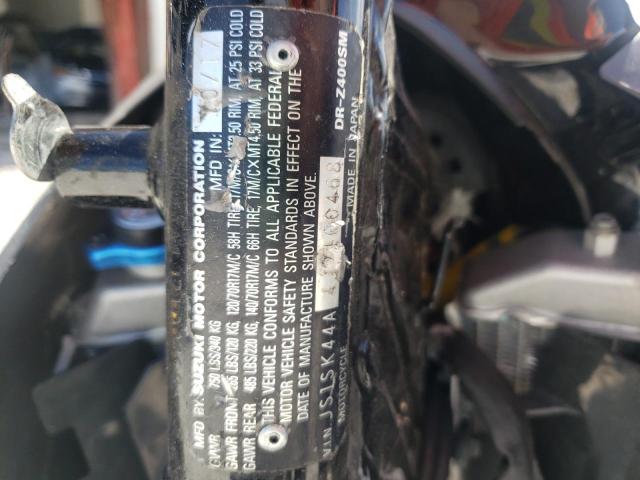 2018 SUZUKI DR-Z400SM JS1SK44A4J2100468
