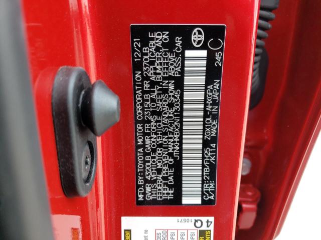 2022 TOYOTA CH-R JTNKHMBX2N1130345