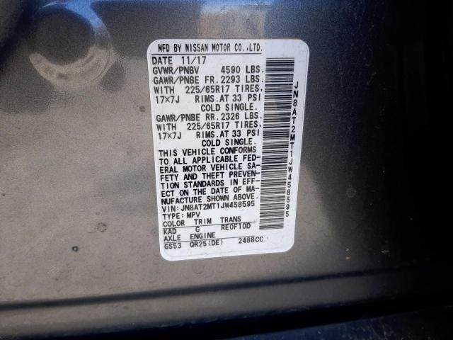 2018 NISSAN ROGUE S JN8AT2MT1JW458595