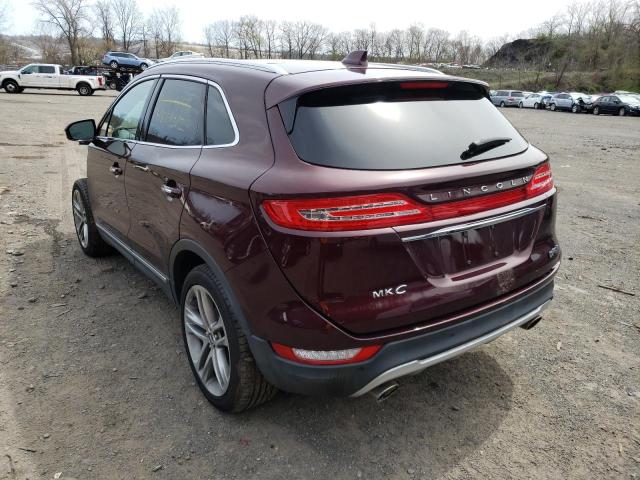 2019 LINCOLN MKC RESERV 5LMCJ3D9XKUL09161