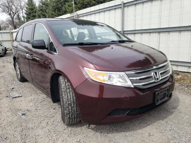 Salvage cars for sale from Copart Albany, NY: 2012 Honda Odyssey EX