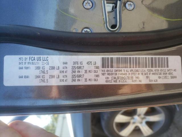 2017 JEEP PATRIOT LA 1C4NJRFB9HD178199