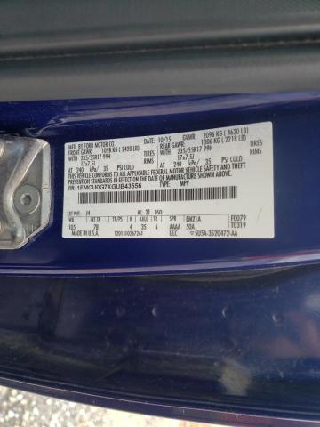 2016 FORD ESCAPE SE 1FMCU0G7XGUB43556