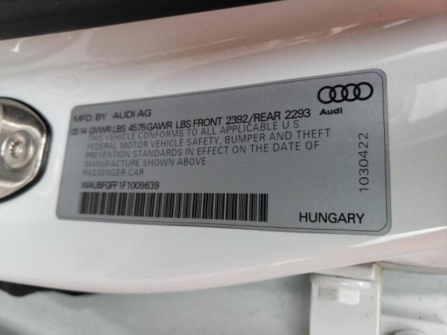 2015 AUDI A3 WAUBFGFF1F1009639