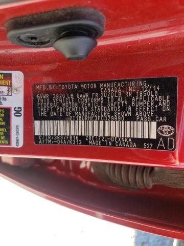 2015 TOYOTA COROLLA L 2T1BURHE3FC329890