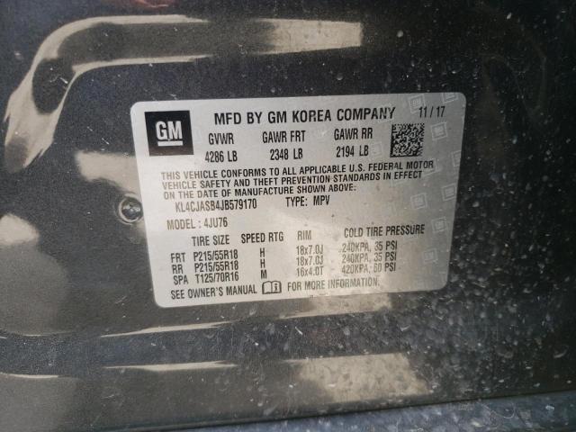 KL4CJASB4JB579170 Buick Encore Pre 2018. Фото: 9