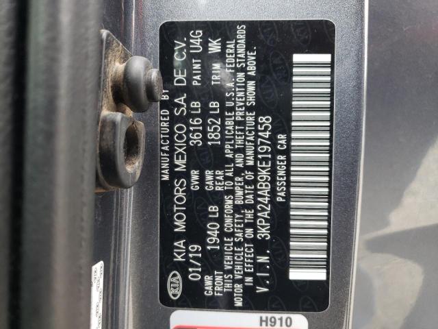 2019 KIA RIO S 3KPA24AB9KE197458