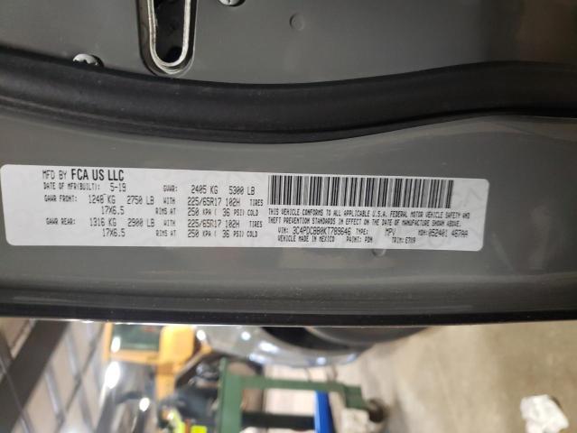 2019 DODGE JOURNEY SE 3C4PDCBB0KT789646