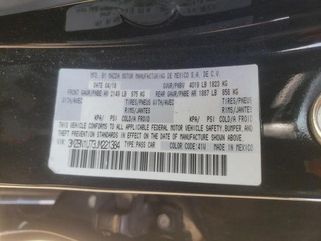 2018 MAZDA 3 SPORT 3MZBN1U73JM221384