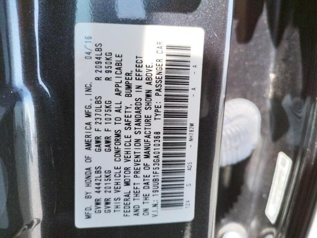 2016 ACURA TLX TECH 19UUB1F53GA010368