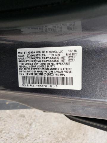 2016 HONDA ODYSSEY SE 5FNRL5H3XGB036672