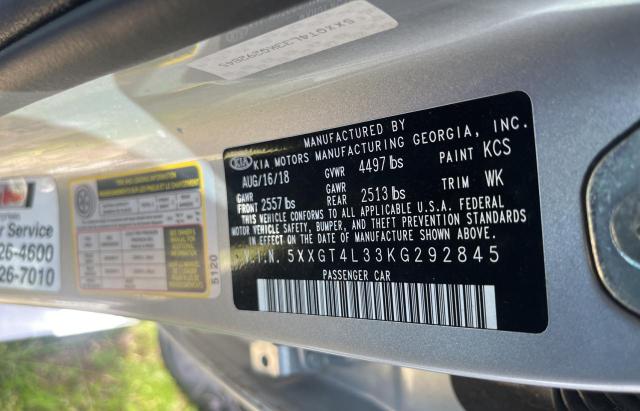 5XXGT4L33KG292845 Kia Optima Lx 2019. Фото: 9