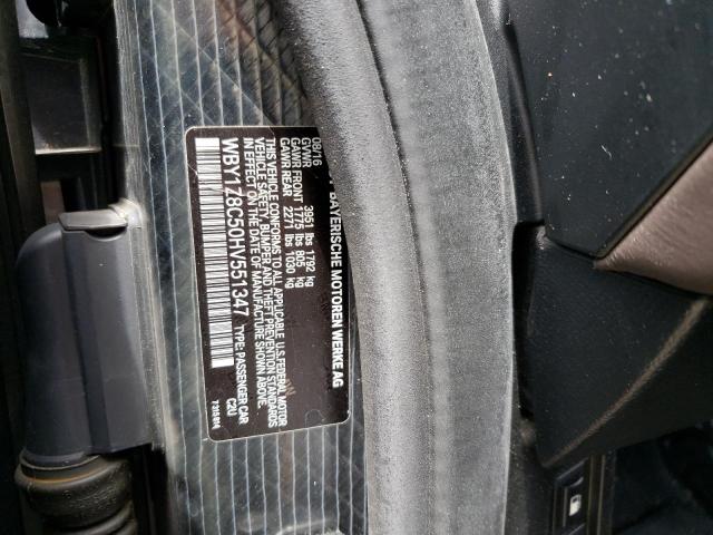 2017 BMW I3 REX WBY1Z8C50HV551347