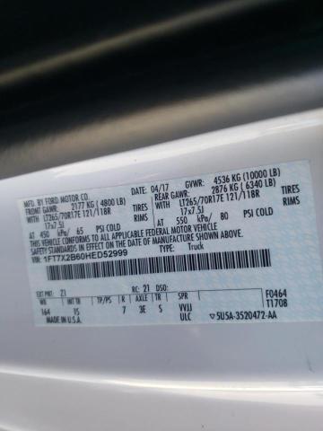 2017 FORD F250 SUPER 1FT7X2B60HED52999