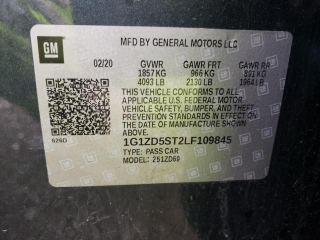 2020 CHEVROLET MALIBU LT 1G1ZD5ST2LF109845