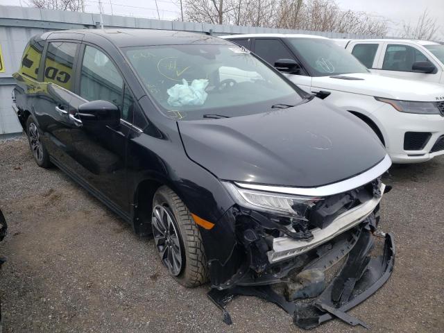 Salvage cars for sale from Copart Bowmanville, ON: 2022 Honda Odyssey EX
