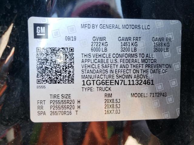 2020 GMC CANYON DEN 1GTG6EEN7L1132461