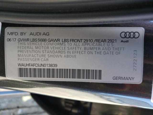 2018 AUDI S6 PRESTIG WAUHFAFC9JN013839
