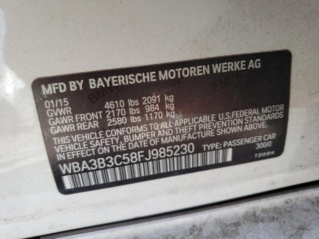 2015 BMW 328 XI WBA3B3C58FJ985230