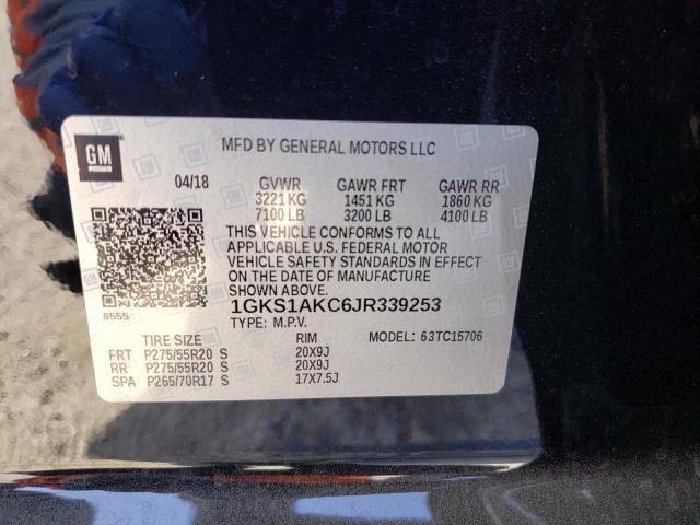2018 GMC YUKON SLE 1GKS1AKC6JR339253