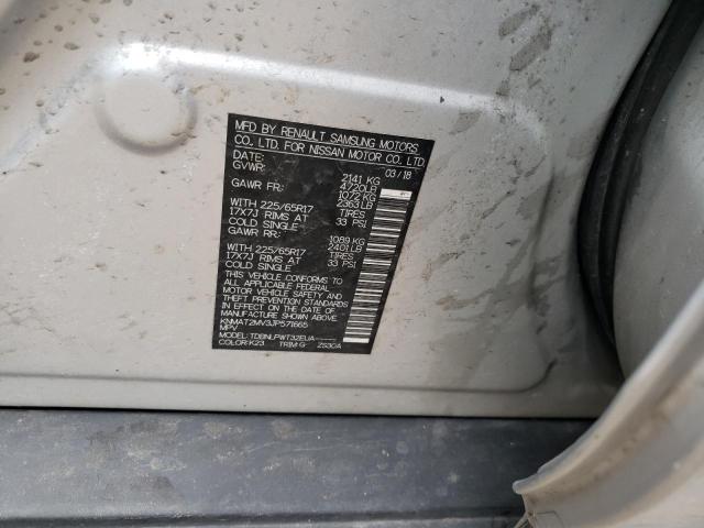 KNMAT2MV3JP571665 Nissan Rogue S 2018. Фото: 9