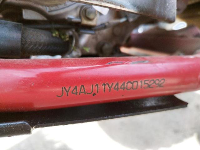 2004 YAMAHA YFZ450 JY4AJ11Y44C015292
